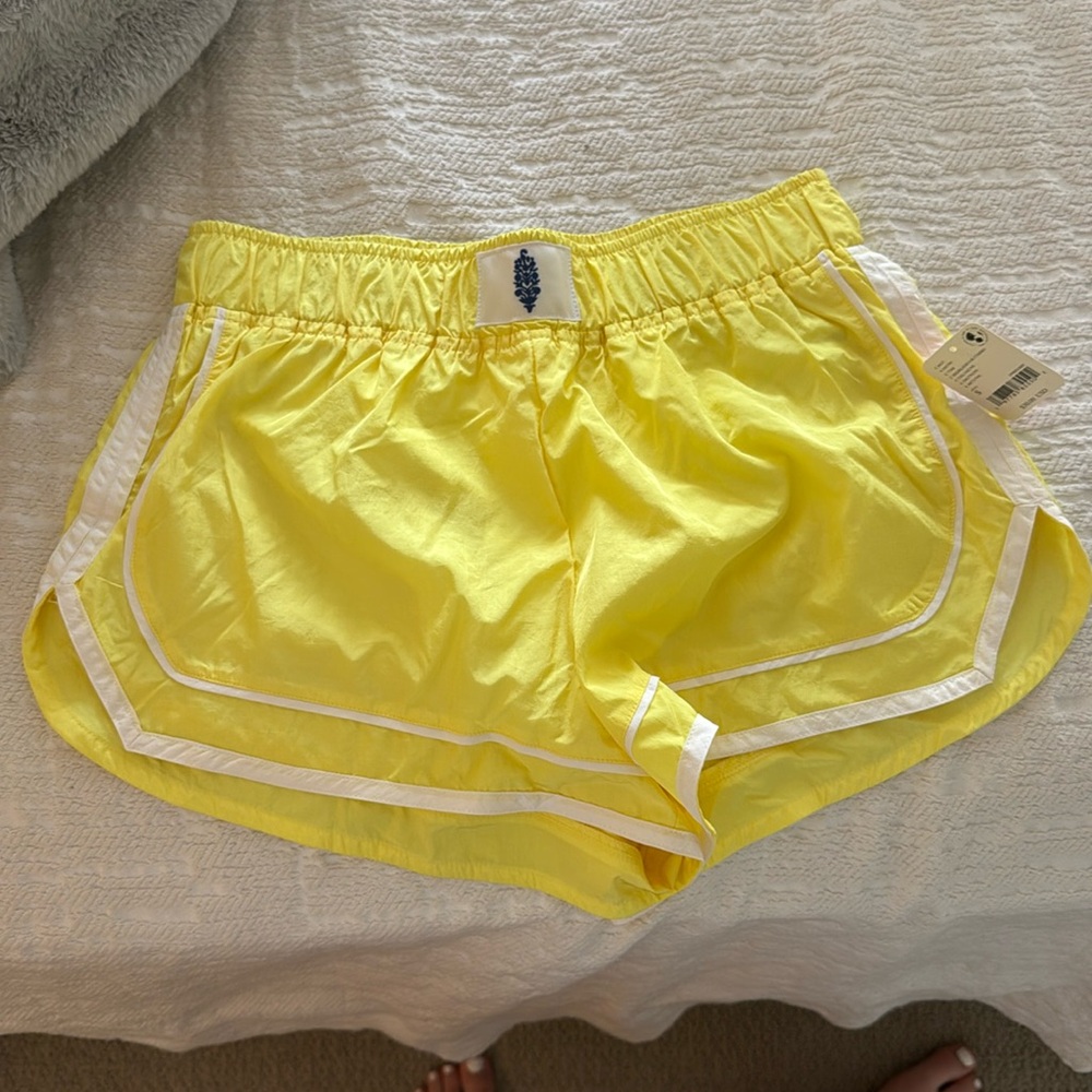 Brand new yellow free people shorts